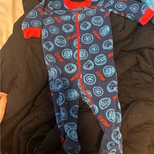Marvel Blue and Red Hero Kids Footie